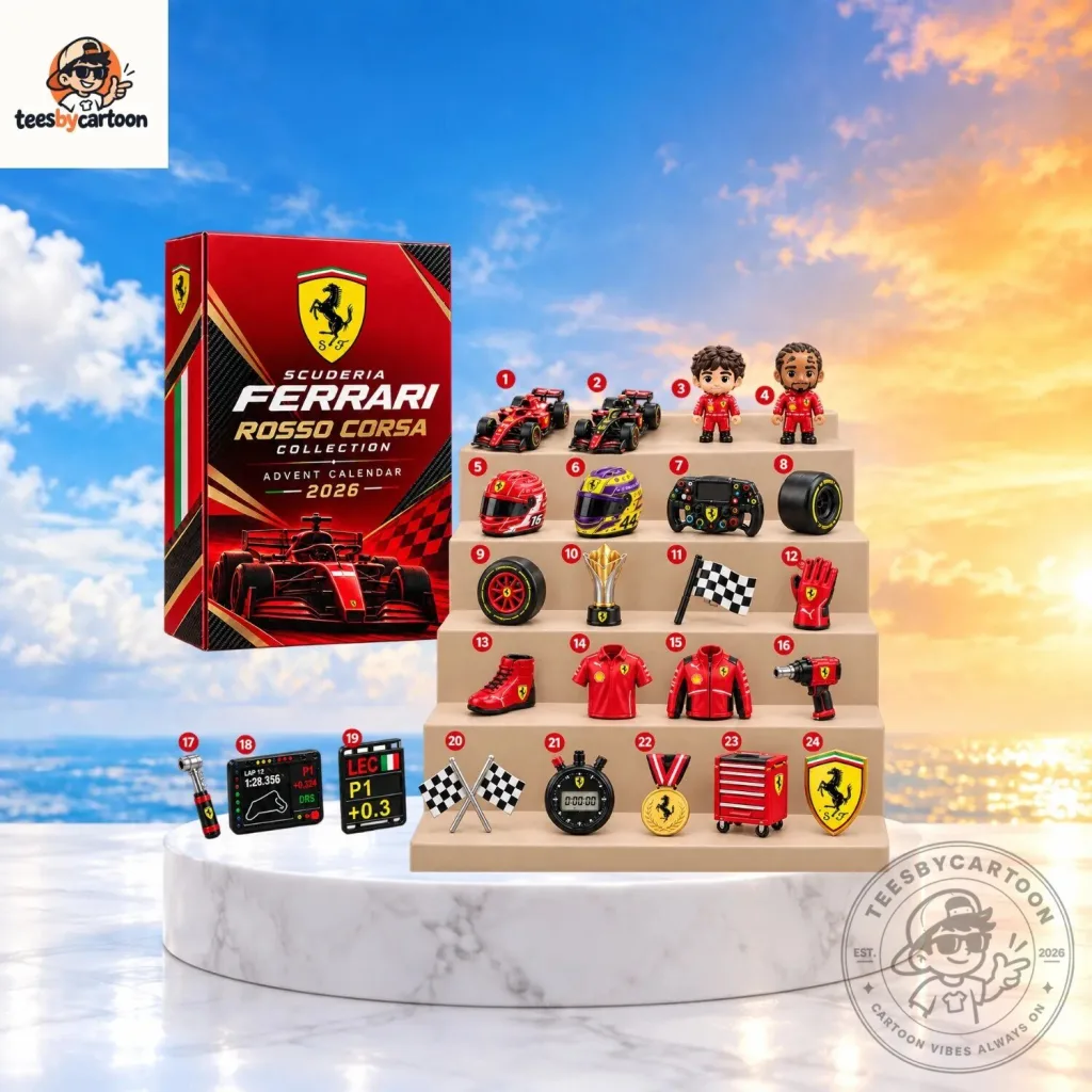 Scuderia Ferrari Rosso Corsa Collection 2026 Advent Calendar Scuderia Ferrari Rosso Corsa Collection 2026 Advent Calendar